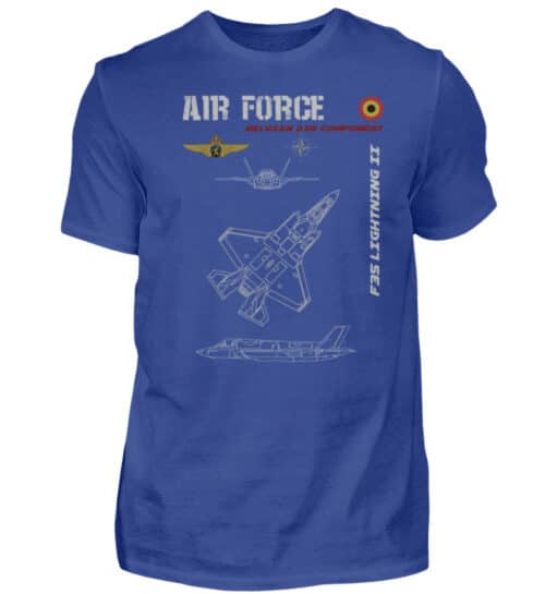 Air Force : F35 BELGIQUE - Men Basic Shirt-668