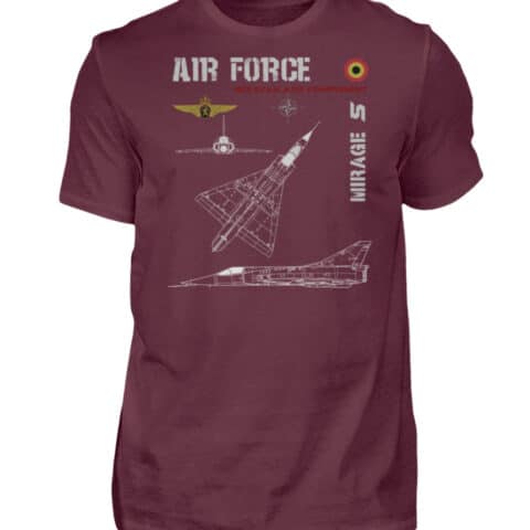 Air Force : MIRAGE 5 BELGIQUE - Men Basic Shirt-839