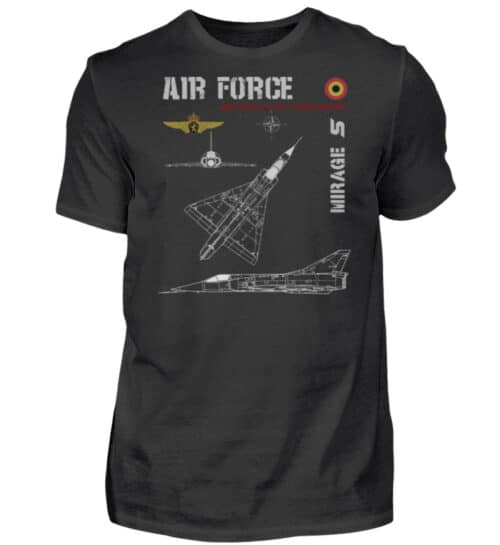 Air Force : MIRAGE 5 BELGIQUE - Men Basic Shirt-16