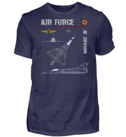 Air Force : MIRAGE 5 BELGIQUE - Men Basic Shirt-198