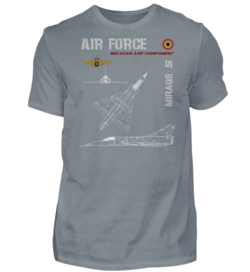 Air Force : MIRAGE 5 BELGIQUE - Men Basic Shirt-1157