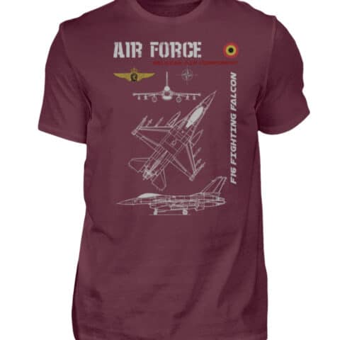 Air Force : F-16 BELGIQUE - Men Basic Shirt-839