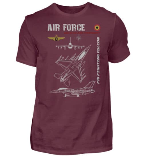 Air Force : F-16 BELGIQUE - Men Basic Shirt-839