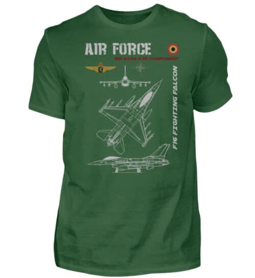 Air Force : F-16 BELGIQUE - Men Basic Shirt-833