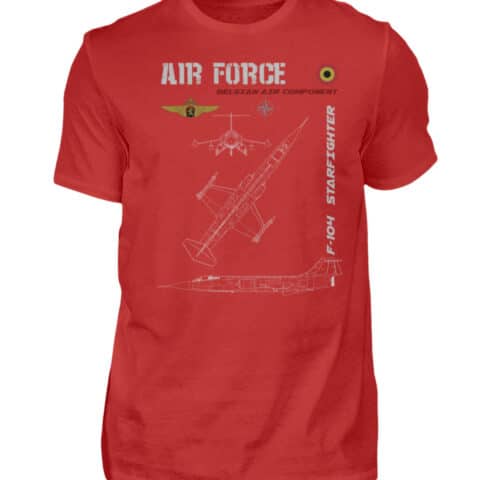 Air Force : F-104 BELGIQUE - Men Basic Shirt-4