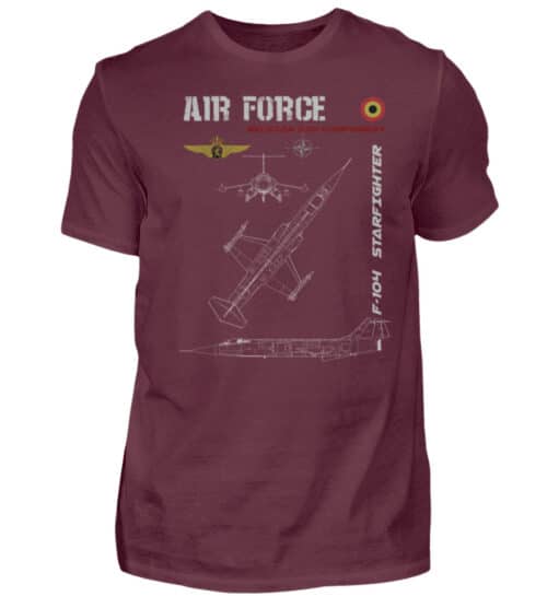 Air Force : F-104 BELGIQUE - Men Basic Shirt-839