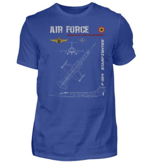 Air Force : F-104 BELGIQUE - Men Basic Shirt-668
