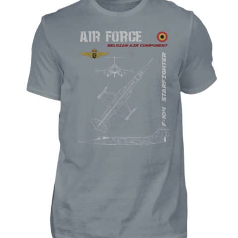 Air Force : F-104 BELGIQUE - Men Basic Shirt-1157