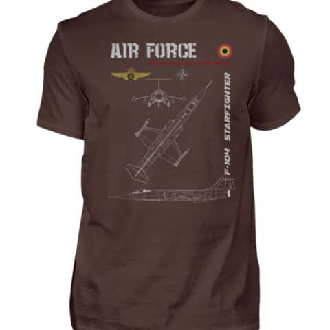 Air Force : F-104 BELGIQUE - Men Basic Shirt-1074