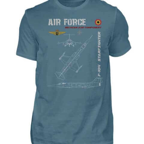 Air Force : F-104 BELGIQUE - Men Basic Shirt-1230