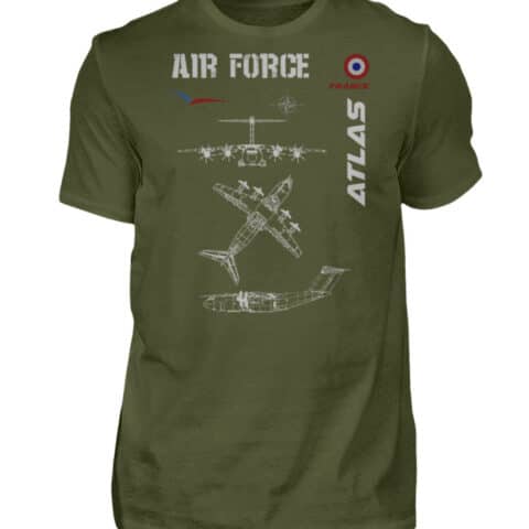 Air Force : A400 M France - Men Basic Shirt-1109