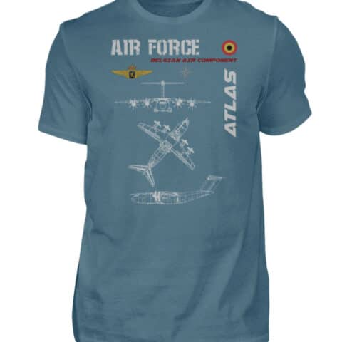 Air Force : A400 M Belgique - Men Basic Shirt-1230