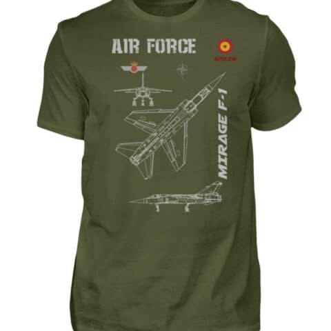 Air Force : MIRAGE F1 Espagne - Men Basic Shirt-1109