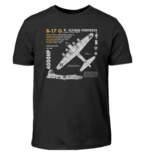 T-shirt enfant avion B17 - Kids Shirt-16