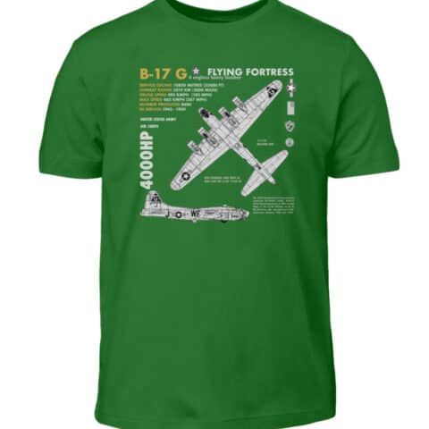 T-shirt enfant avion B17 - Kids Shirt-718