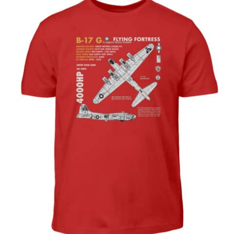 T-shirt enfant avion B17 - Kids Shirt-4