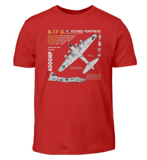 T-shirt enfant avion B17 - Kids Shirt-4