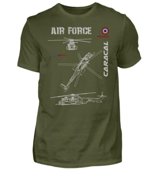 Air Force : H225 M CARACAL - Men Basic Shirt-1109