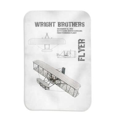 Les frères WRIGHT - Le FLYER - Fleece blanket-6982
